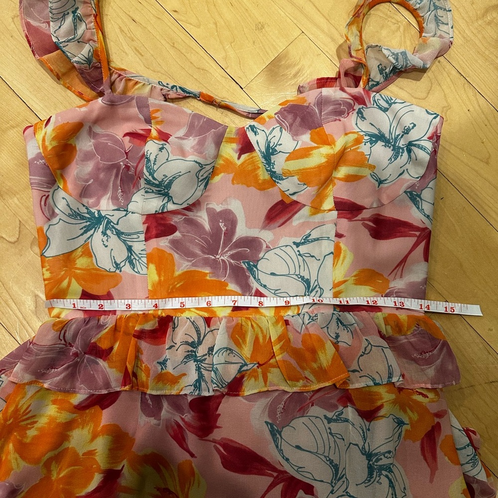 WAYF “With Love” Tiered Maxi Dress – Size M - Picture 6 of 8